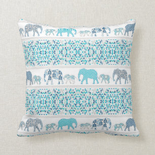 Modern Elephants Moeder Baby pattered Geometric Kussen
