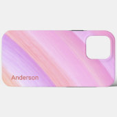 Modern Eligant retroline monogram Case-Mate iPhone Case (Achterkant (horizontaal))