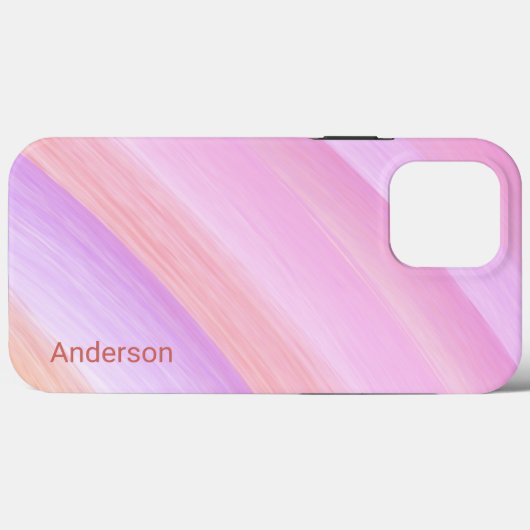 Modern Eligant retroline monogram Case-Mate iPhone Case (Achterkant (horizontaal))