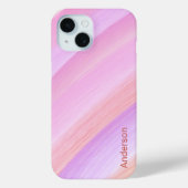 Modern Eligant retroline monogram Case-Mate iPhone Case (Achterkant)