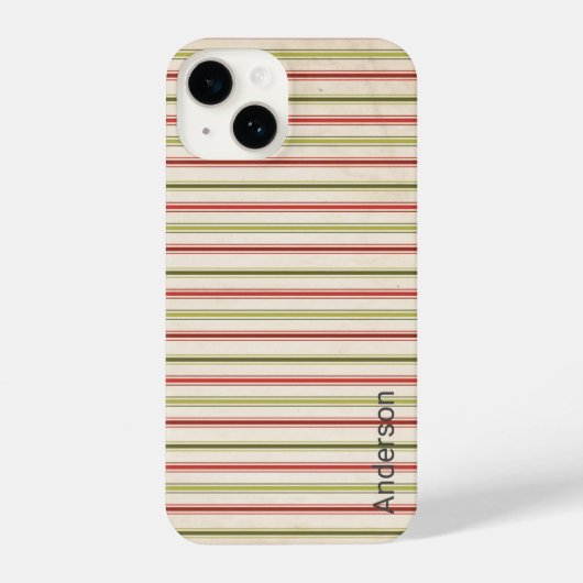 Modern Eligant retroline monogram iPhone Hoesje (Achterkant)