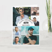 Modern Elke leeftijd 6 Collage | Foto Aangepaste v Kaart (Voorkant)