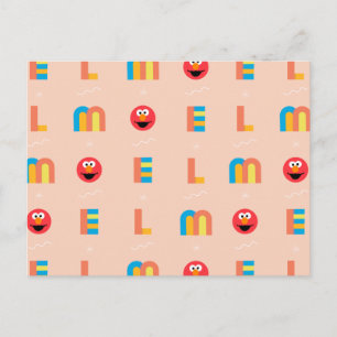 Modern Elmo Pattern Briefkaart