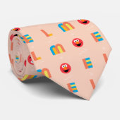 Modern Elmo Pattern Stropdas (Opgerold)