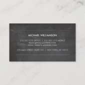 modern embleem-kartonarchitect visitekaartje (Achterkant)