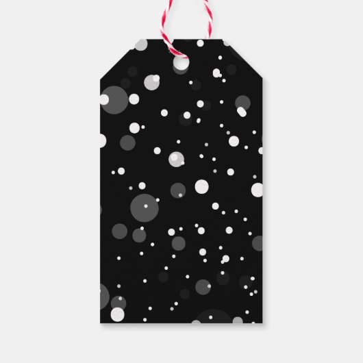 Modern en Bold Christmas Gift Label Cadeaulabel (Achterkant)