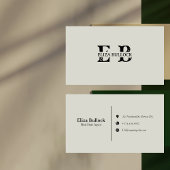 Modern en Fancy Visitekaartje