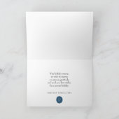 Modern en minimalistisch | Vakantie Groeten Feestdagen Kaart (Binnen)