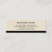 Modern en minimalistisch Verwijs een Vriend Verwij Mini Visitekaartje (Voorkant)