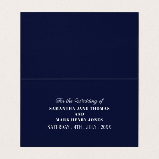 Modern en stijlvol, elke kleur, verander de datumk visitekaartjes (Binnenkant ongevouwen)