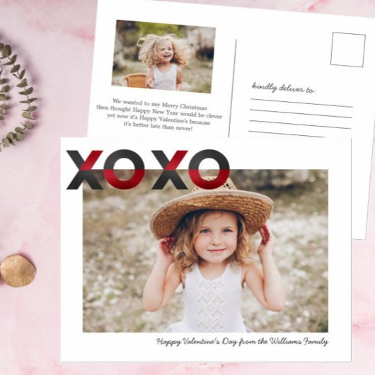 Modern en zoet | Fotokaart Valentijn Briefkaart