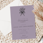 Modern Engagement Party Invitation
