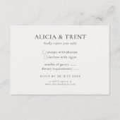 Modern Estate RSVP Card | Minimalist Elegant (Devant)