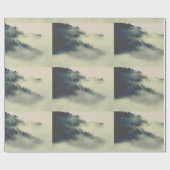 Modern, Etheral Forest Mounscene Cadeaupapier (Vlak)