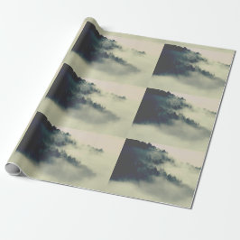 Modern, Etheral Forest Mounscene Cadeaupapier