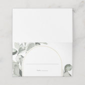 Modern Eucalyptus Gold Arch Wedding (Buitenkant ongevouwen)