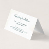 Modern Eucalyptus Greenery QR Code Elegant Visitekaartjes (Achterkant)