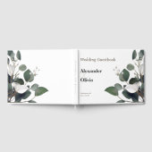 Modern Eucalyptus Wedding Gastenboek (Volledig)