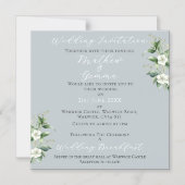Modern Eucalyptus Wedding Magnetische Uitnodiging (Voorkant)
