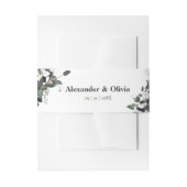 Modern Eucalyptus Wedding Uitnodigingen Wikkel (Voorkant Voorbeeld)