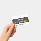 Modern "EVENT COÖRDINATOR" Badge (Handheld)
