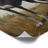  Modern Expressionist Dog Art Poster (Coin)