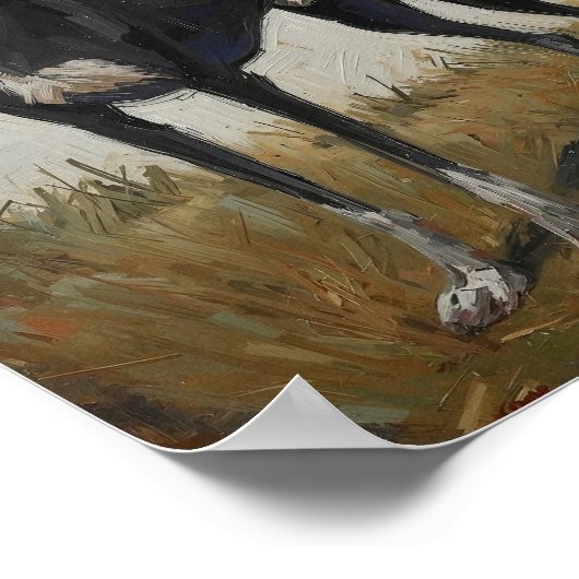  Modern Expressionist Dog Art Poster (Coin)