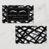 Modern Eyebrows Microblading Beauty Visitekaartje (Voorkant / Achterkant)