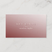 Modern Fade Ombre Red Embossed Effect Informatiekaartje (Voorkant)