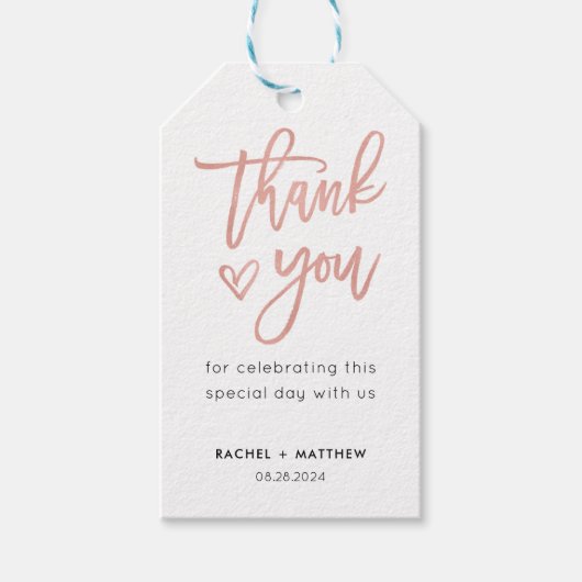 Modern Fairytale kalligrafie voor Labels Cadeaulabel (Voorkant)