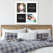 modern familiefotogram fotopastel canvas afdruk (Insitu (Slaapkamer))