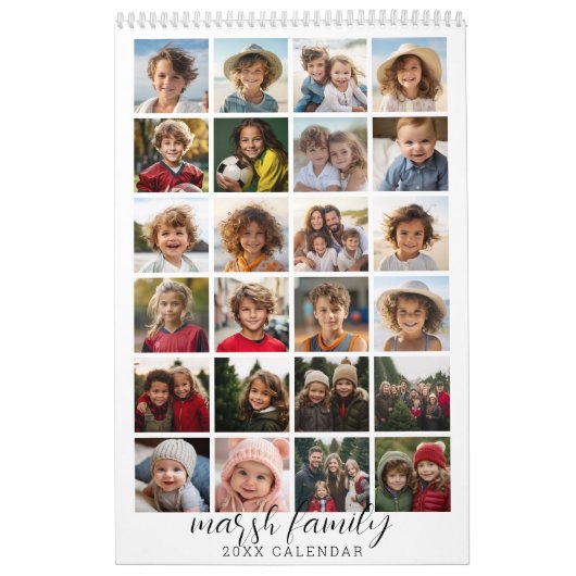 Modern Family 24 Foto - zwart wit minimaal Kalender (Hoes)