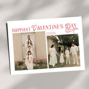Modern Family 5 Foto's Gelukkigste Valentijnsdag Feestdagenkaart