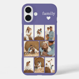 Modern Family 8 Foto Paars iPhone 16 Plus Hoesje