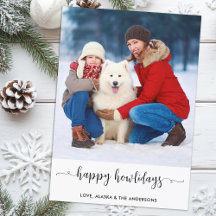 Modern Family Aangepaste Hond Foto Gelukkig Hoeili
