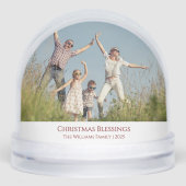 Modern Family Photo Christmas Blessings Christian (Avant)