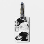 Modern Family Photo Keepsake Bagagelabel (Achterkant verticaal)