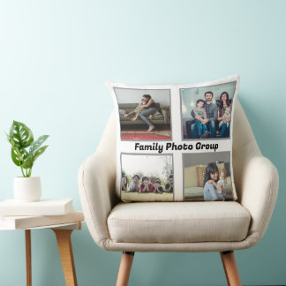 Modern Family Photo Pillow - "Familie is alles Kussen