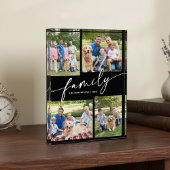 Modern Family Photos Collage Script Keepsake Fotoblokken