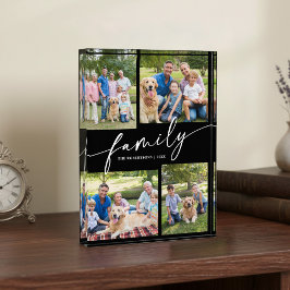 Modern Family Photos Collage Script Keepsake Fotoblokken