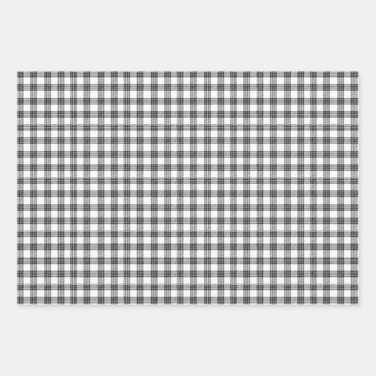 Modern Farmhouse Charm Black White Pset Inpakpapier Vel (Voorkant 2)