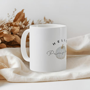 Modern Farmhouse Hallo Pumpkin Autumn Herfst Vibes Koffiemok