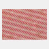 Modern Farmhouse-kerstsnoepriet Inpakpapier Vel (Voorkant 2)