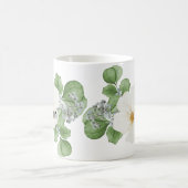 Modern farmhouse personalize custom Floral Mug (Centre)