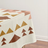 Modern Farmhouse Rustic Terracotta Geometric Art Tafelkleed (Voorbeeld)