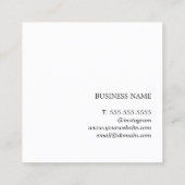 Modern Faux Gold Blue Heart Coupon (Achterkant)