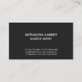 Modern Faux Gold Foil Zee Shell Visitekaartje (Achterkant)