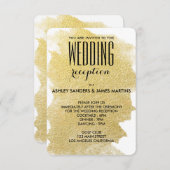 MODERN FAUX GOLD KAART (Voorkant / Achterkant)