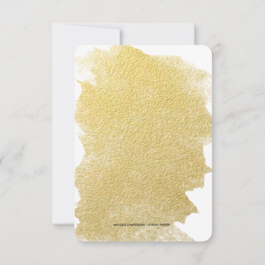 MODERN FAUX GOLD KAART (Achterkant)