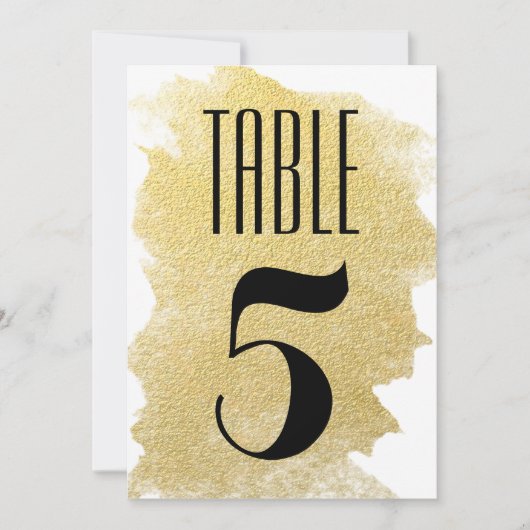 MODERN FAUX GOLD KAART (Voorkant)